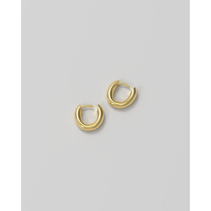 JOSEPHINE - Chunky Hoop Tiny Plated - Bilde 2