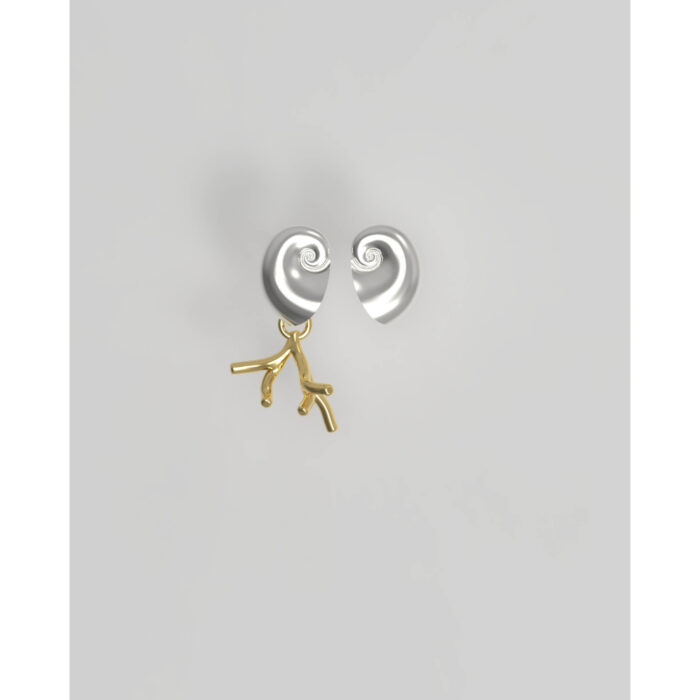 JOSEPHINE - Coral Charm Gold Plated - Bilde 4