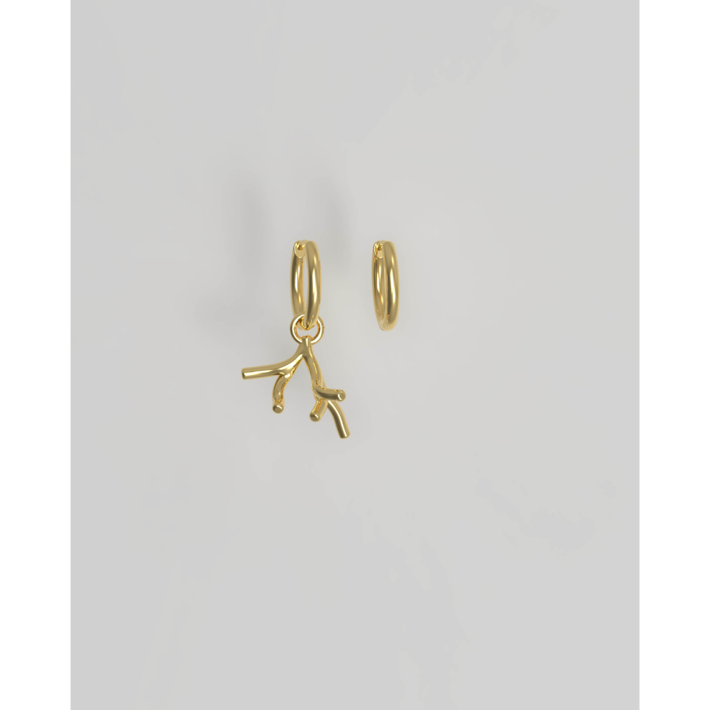 JOSEPHINE - Coral Charm Gold Plated - Bilde 7