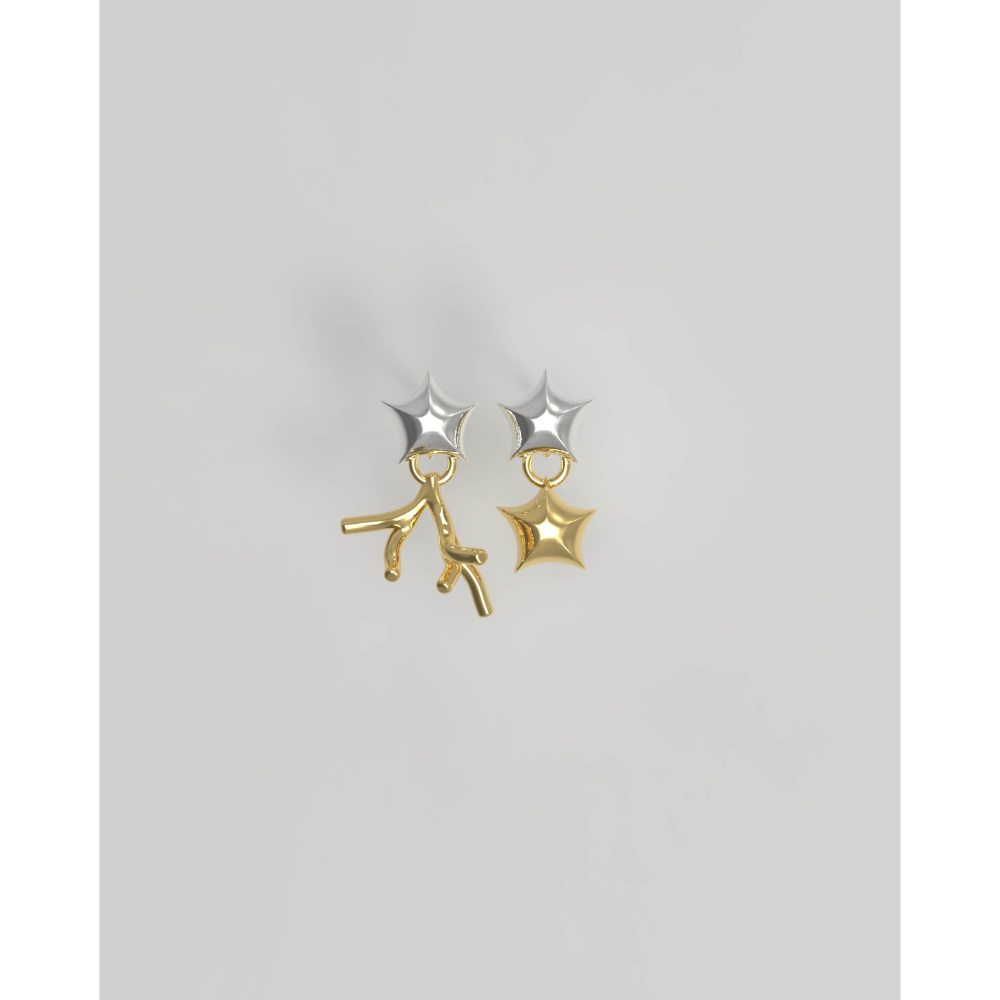 JOSEPHINE - Coral Charm Gold Plated - Bilde 8