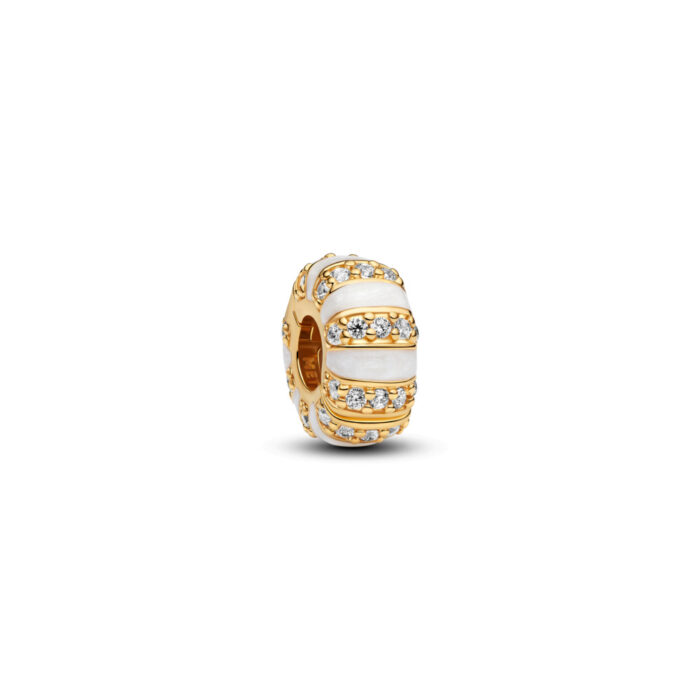 Pandora - Klemmecharm med Steiner og Emalje