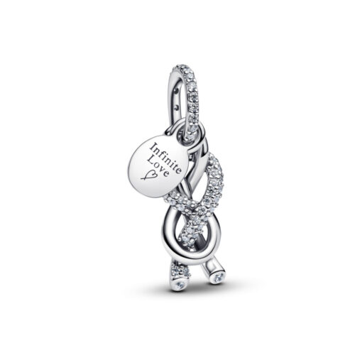 Pandora - Pavé Evighetshjerte Hengende Charm