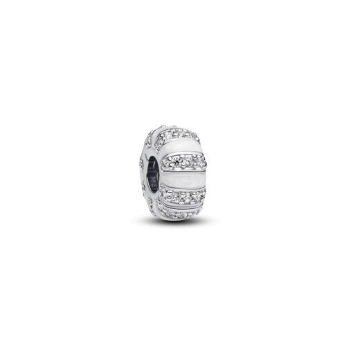 Pandora - Klemmecharm med Steiner og Emalje
