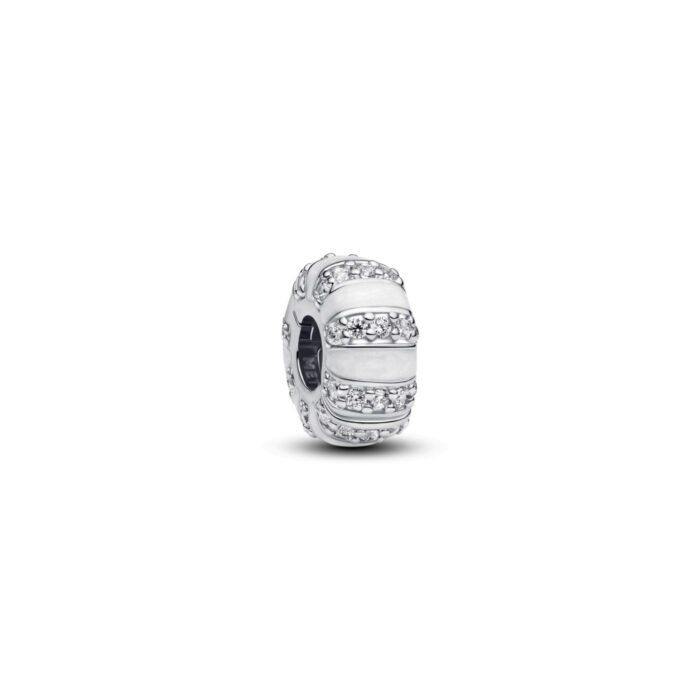 Pandora - Klemmecharm med Steiner og Emalje