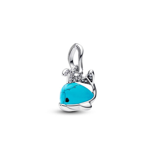 Pandora - Turkisfarget Hval Hengende Charm