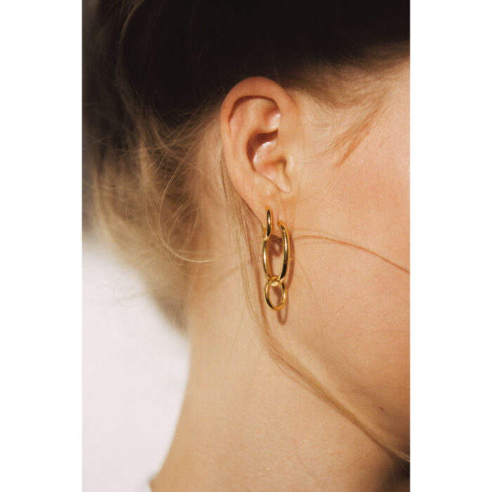 JOSEPHINE - Slim Hoop Tiny Plated - Bilde 2