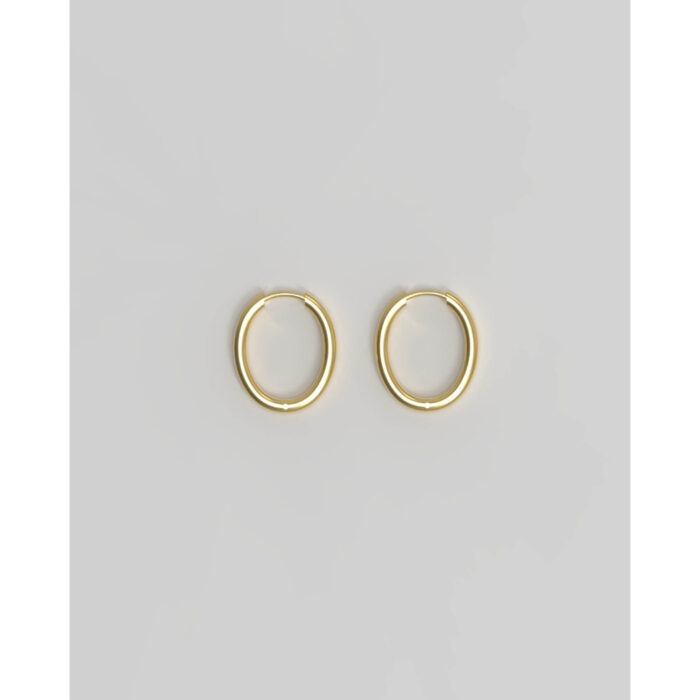 JOSEPHINE - Slim Hoop Medium Plated
