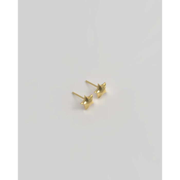 JOSEPHINE - Star Ear Studs Plated - Bilde 2