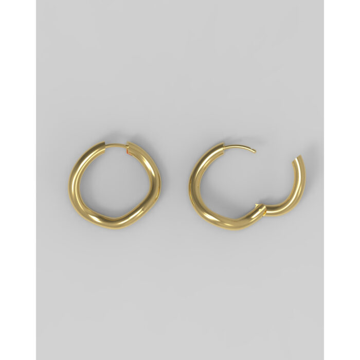 JOSEPHINE - Thorn Hoop Round Plated - Bilde 3