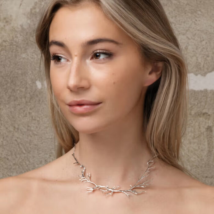 Efva Attling - Rötter collier i sølv - Bilde 3