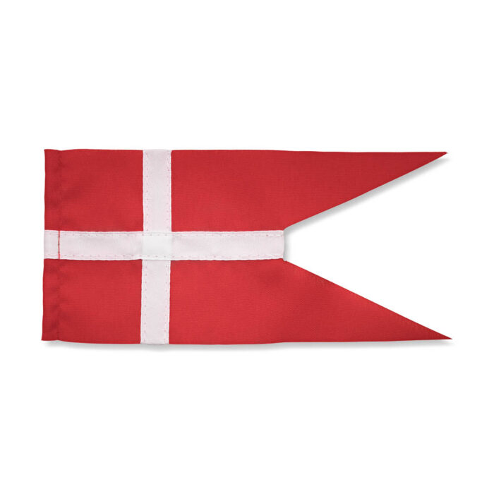 Georg Jensen- Dansk flagg med splitt-NB: Kun flagget