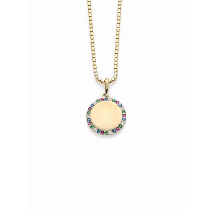 Forever by Gulldia - Julia anheng i 14k gult gull med zirkonia