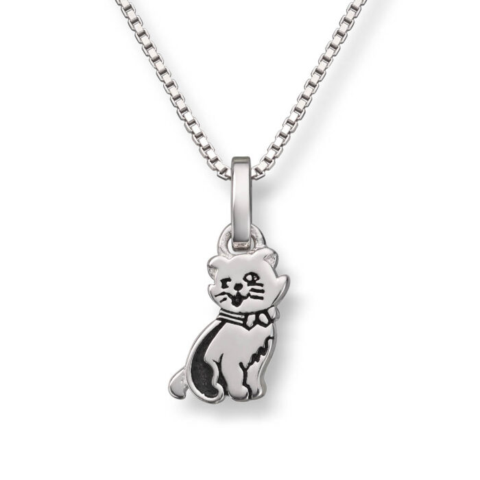 Silver by Frisenberg - Hamsykke i sølv, katt
