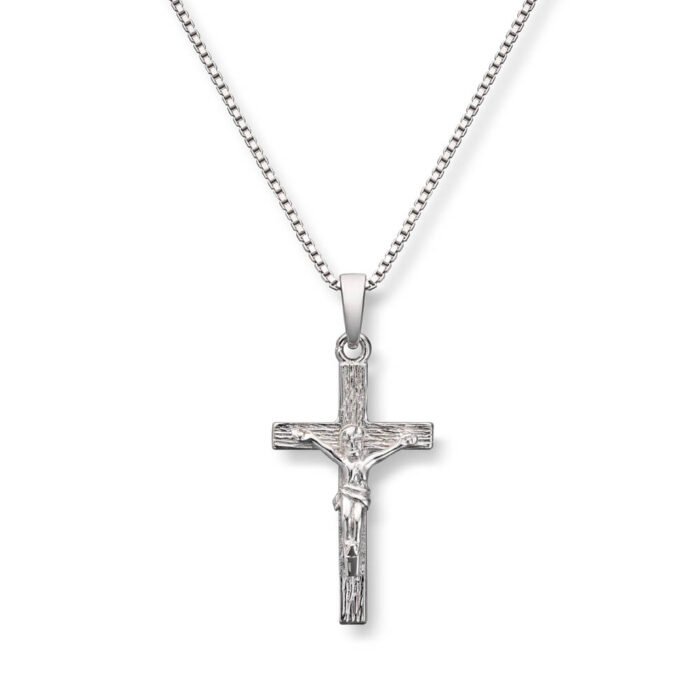 Silver by Frisenberg - Halssmykke i sølv med Jesus på korset