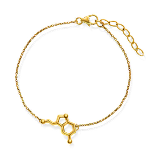 Sandra Lyng x Pan Jewelry - Armbånd i forgylt sølv - Serotonin - Glede