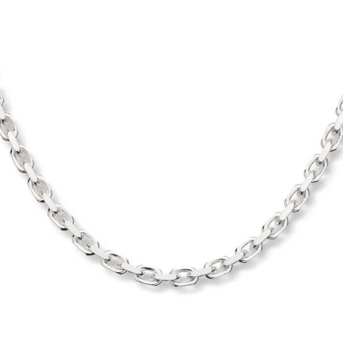 Silver by Frisenberg – Anker fasett halssmykke i sølv – 5,3 mm