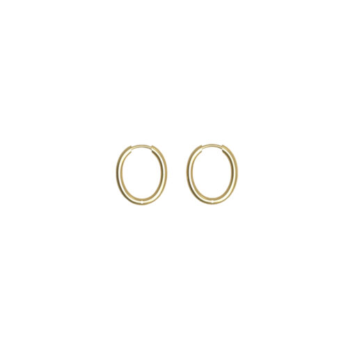 JOSEPHINE - Slim Hoop Medium Plated