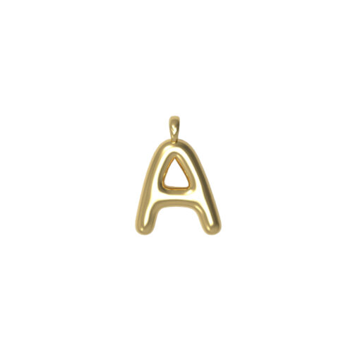 JOSEPHINE - Letter Charm Large Plated