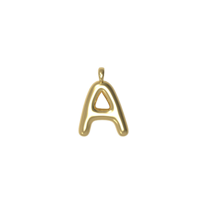JOSEPHINE - Letter Charm Large Plated