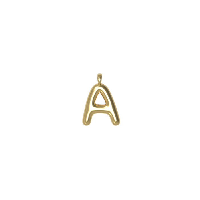 JOSEPHINE - Letter Charm Small Plated