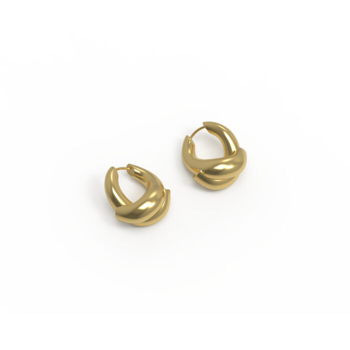 JOSEPHINE - Rose Hoop Small Plated - Bilde 2