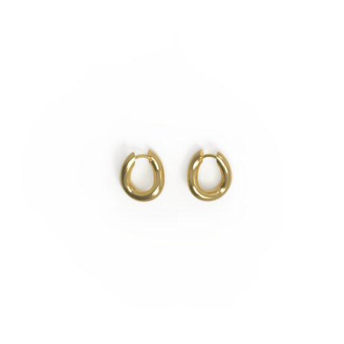 JOSEPHINE - Thorn Hoop Tiny Plated