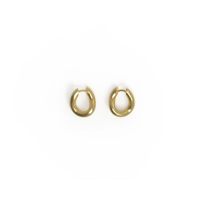 JOSEPHINE - Thorn Hoop Tiny Plated