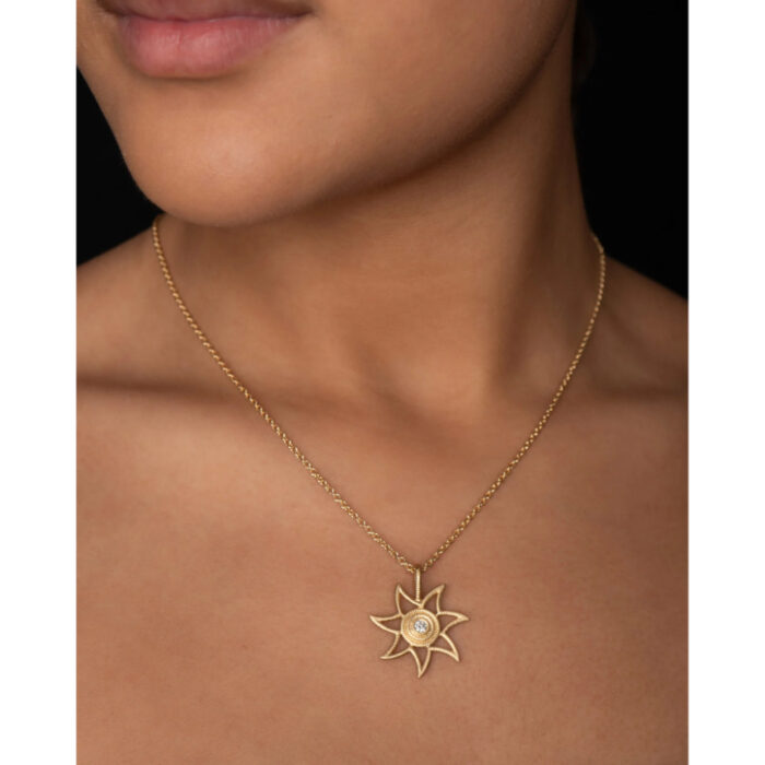 Dulong - Sol anheng med diamant - Stort - Bilde 3