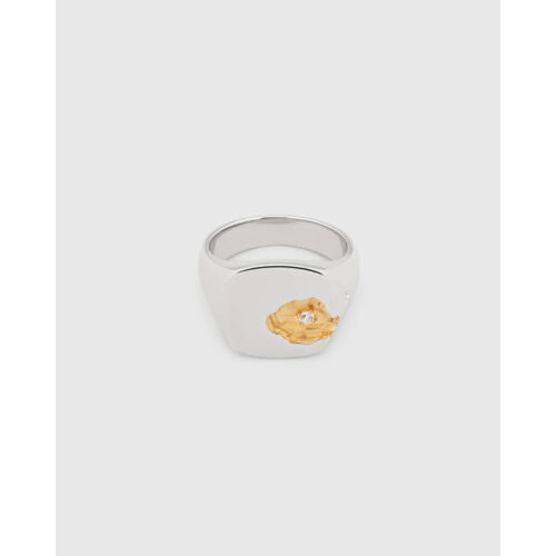 Tom Wood - Mined Ring Large Diamond