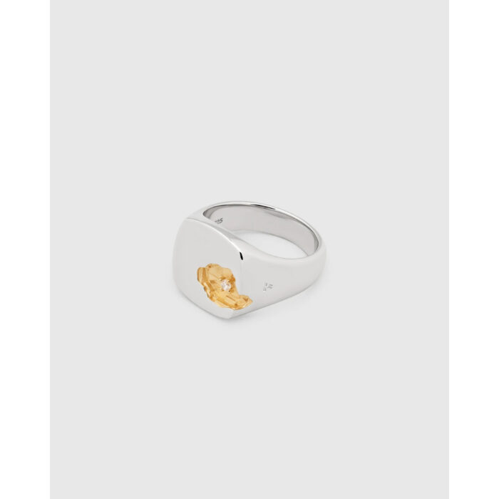 Tom Wood - Mined Ring Large Diamond - Bilde 4
