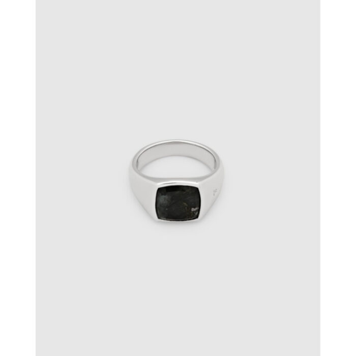 Tom Wood - Kay ring Black Larvikite