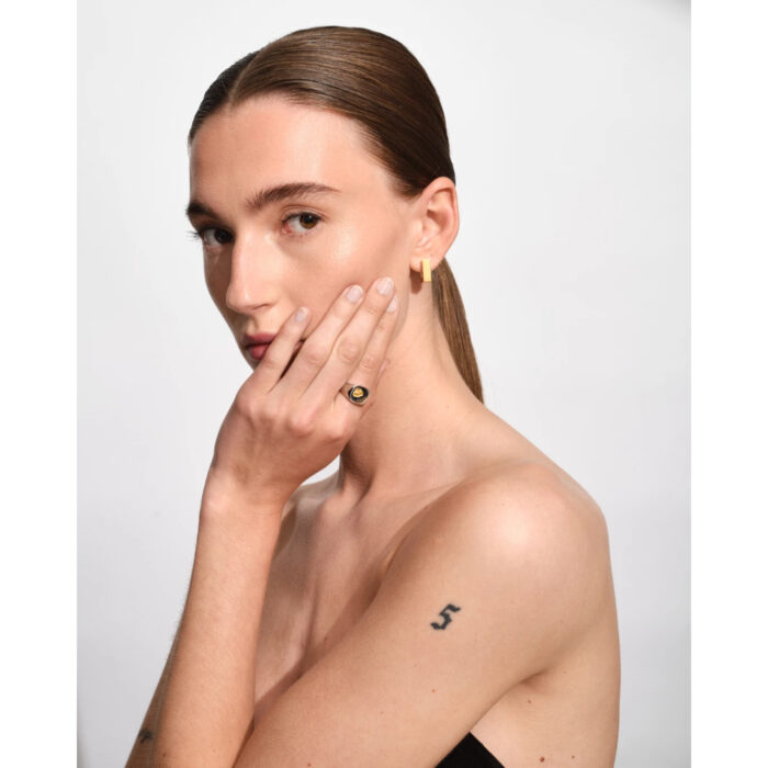 Tom Wood - Mined Ring Small Diamond - Bilde 5