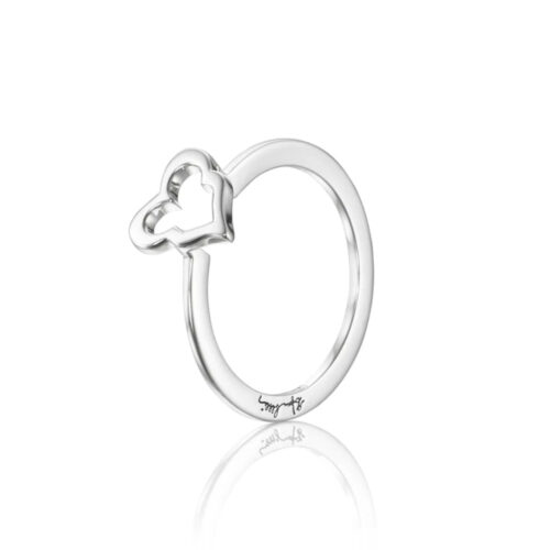 Efva Attling - Crazy Heart ring i sølv
