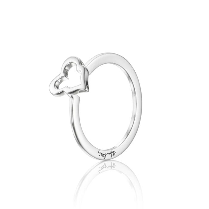 Efva Attling - Crazy Heart ring i sølv