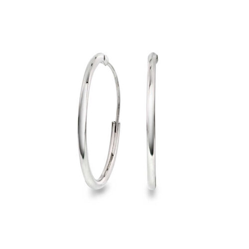 Pan Jewelry - Øreringer i sølv 20 mm