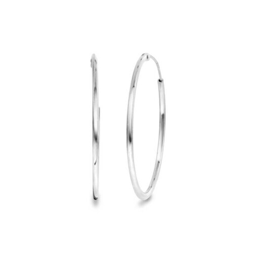Pan Jewelry - Øreringer i sølv 30 mm