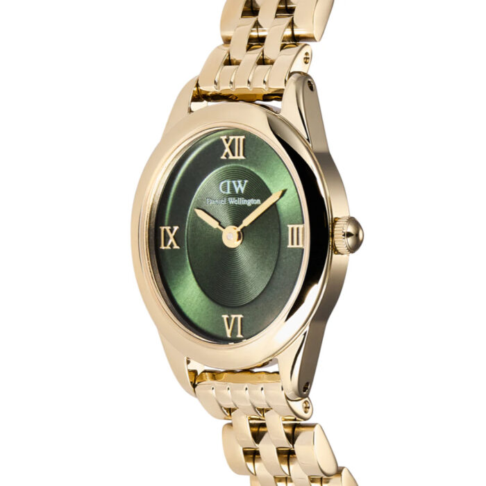 Daniel Wellington - Ophelia Oval Mini Gullfarget Stål / Grønn - 25,5 x 22mm - Bilde 4