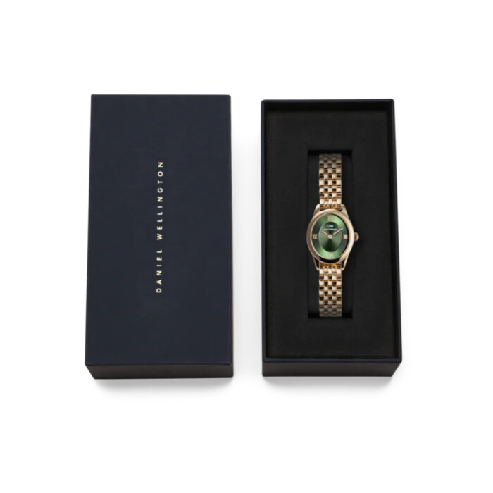 Daniel Wellington - Ophelia Oval Mini Gullfarget Stål / Grønn - 25,5 x 22mm - Bilde 5