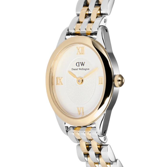 Daniel Wellington - Ophelia Oval Mini Tofarget Stål / Hvit - 25,5 x 22mm - Bilde 4