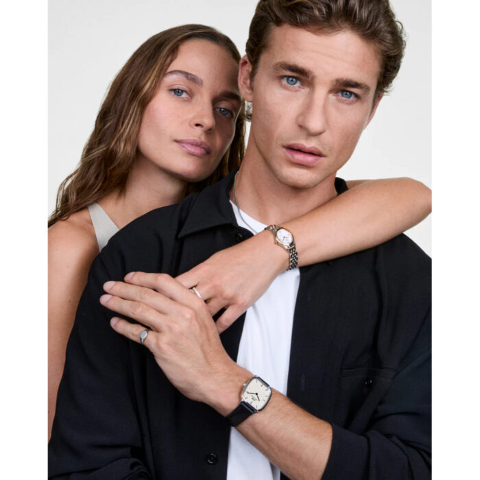 Daniel Wellington - Ophelia Oval Mini Tofarget Stål / Hvit - 25,5 x 22mm - Bilde 7