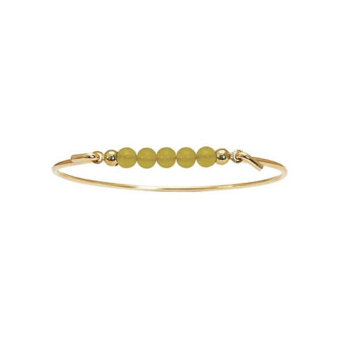 Heiring - Topp til armring og kjede, yellow agate - Limited edt.
