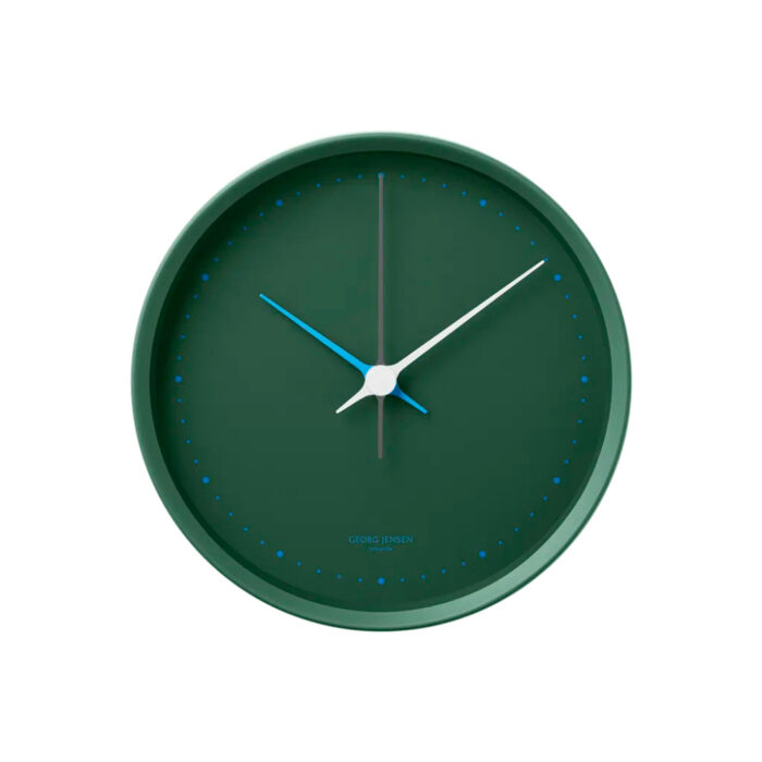 Georg Jensen - KOPPEL Veggklokke, grønn