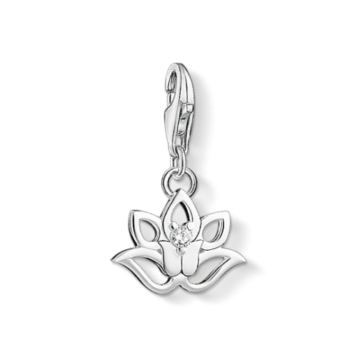 Thomas Sabo - Charm/anheng i sølv, lotus blomst