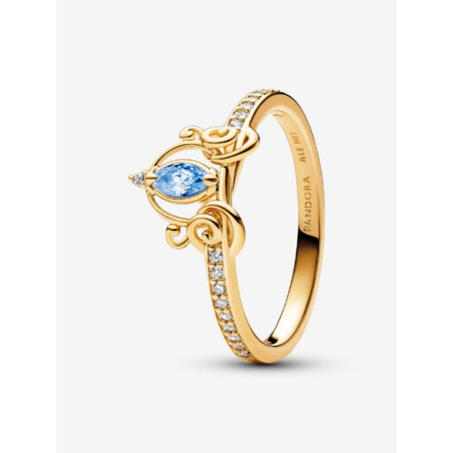 Pandora - Disney Princess Askepotts vogn Ring - Belagt med 14k gult gull