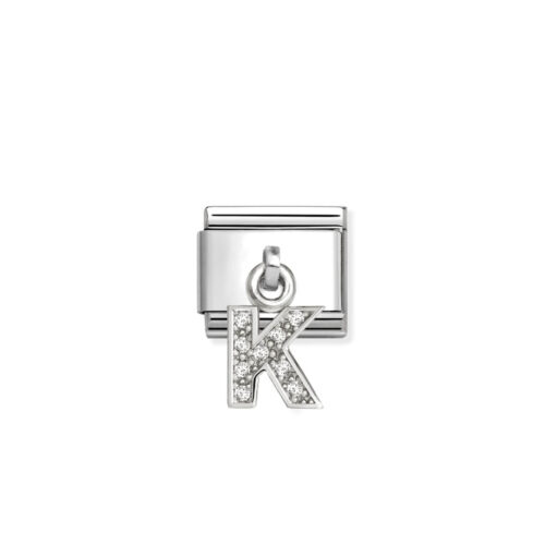 Nomination - Composable Classic CHARMS LETTERS CZ steel and 925 sterling silver (11_K)