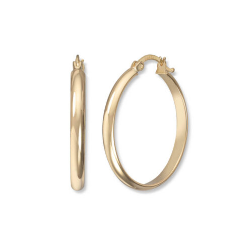 GoldByFrisenberg - Øreringer/croler i gult gull -14K/585