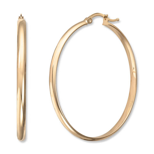 Gold By Frisenberg - Øreringer/croler i gult gull -14K/585