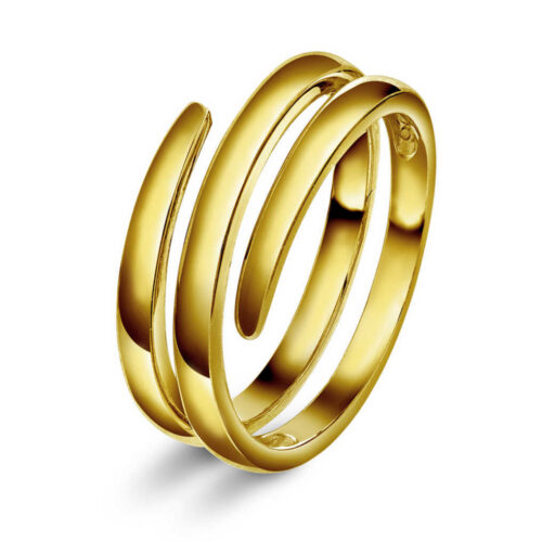 Pan Jewelry Trend - Spiral Elegance ring i forgylt sølv