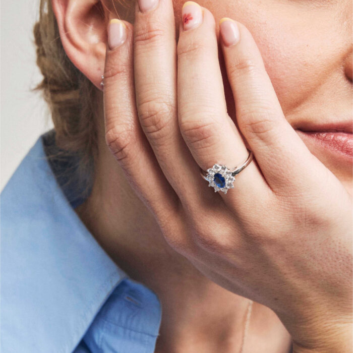 Pan Jewelry Classic - Royal ring i rhodinert sølv med zirkonia - Bilde 2