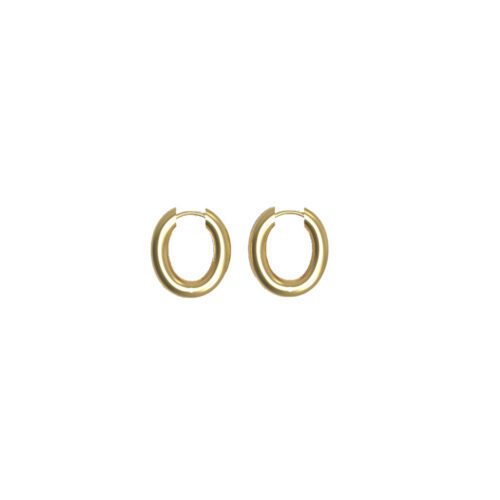 JOSEPHINE - Chunky Hoop Medium Plated